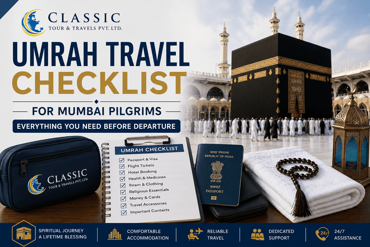 Umrah Travel Checklist for Mumbai