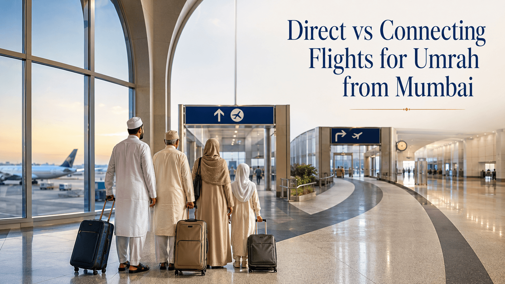 Direct vs Connecting Flights for Umrah from Mumbai